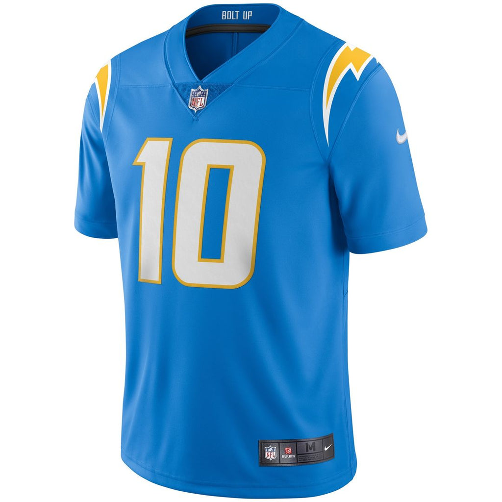 Justin Herbert Los Angeles Chargers Nike Vapor Limited Official Jersey - Powder Blue