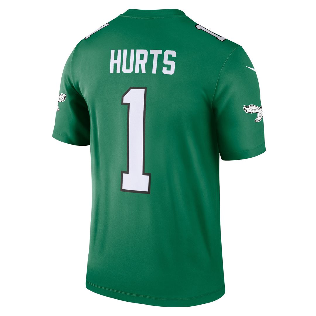 Jalen Hurts Philadelphia Eagles Nike Legend Player Performance Top - Kelly Green
