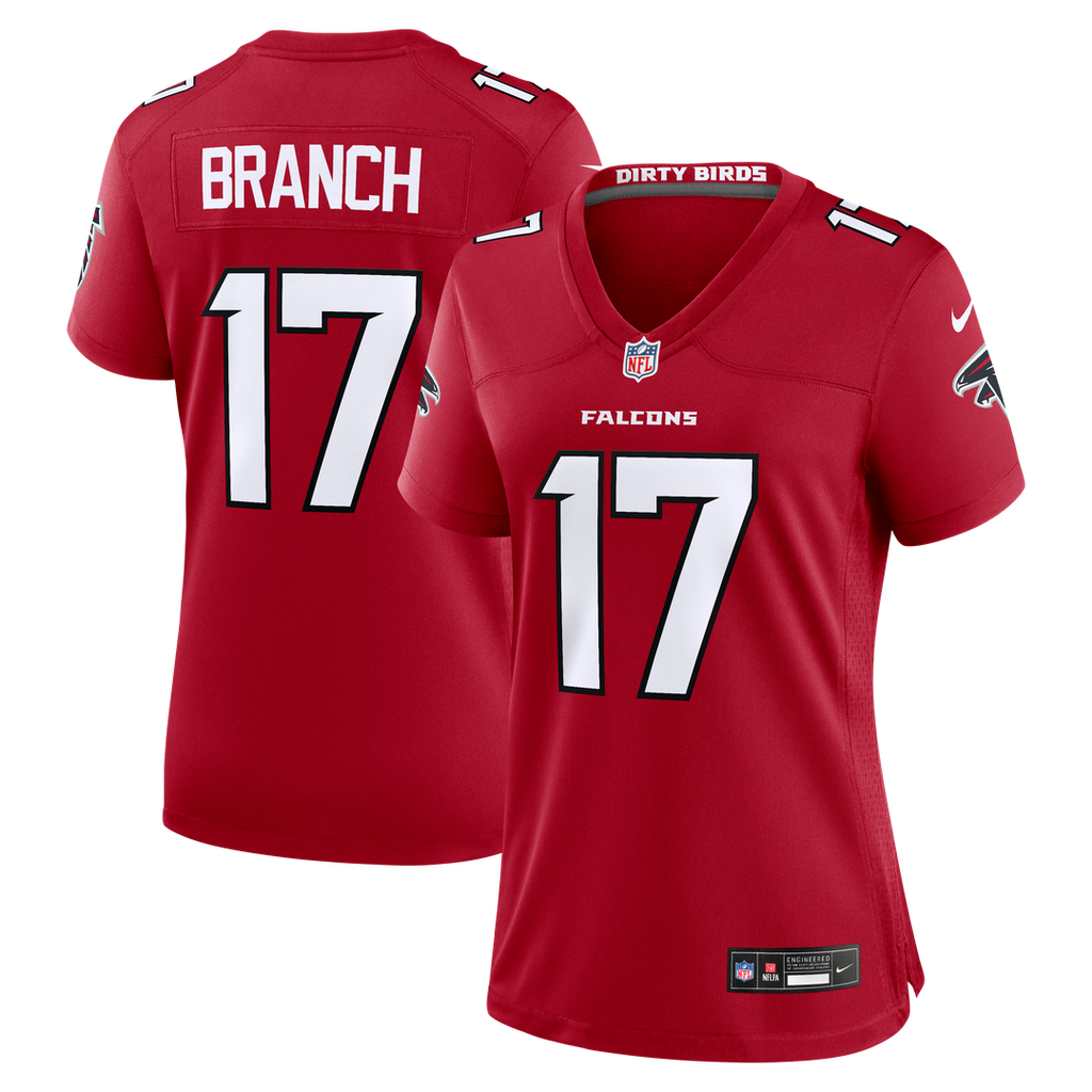 Zachariah Branch Atlanta Falcons Nike Women's Team Game Official Jersey - Red