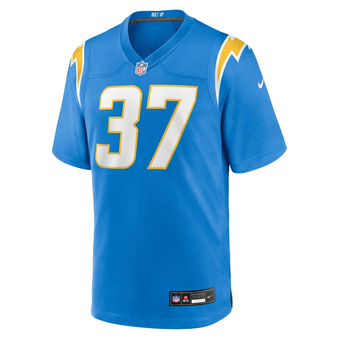 Isas Waxter Los Angeles Chargers Nike Team Game Jersey - Powder Blue