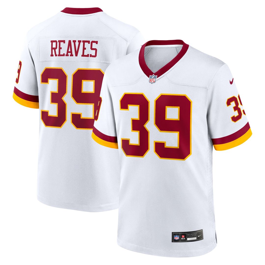 Jeremy Reaves Washington Commanders Nike Game Super Bowl Era Official Jersey - White