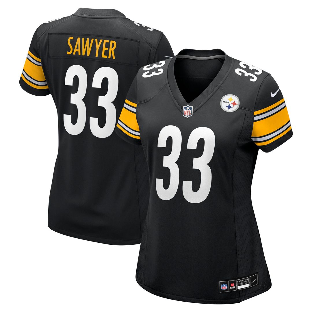 Jack Sawyer Pittsburgh Steelers Nike Women's Team Game Official Jersey -  Black