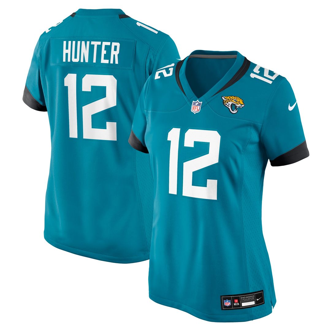 Travis Hunter Jacksonville Jaguars Nike Women's Game Jersey - White