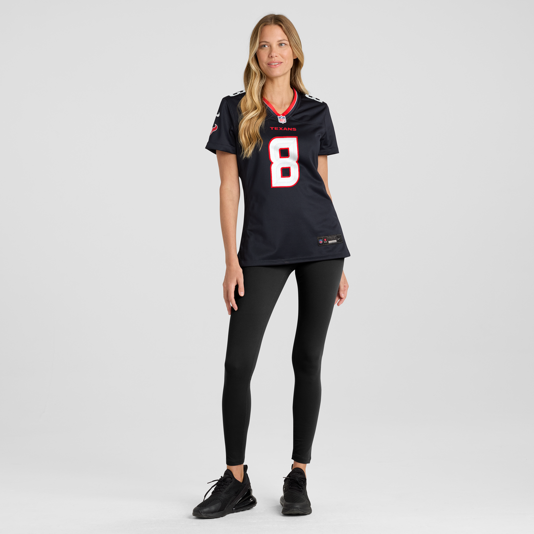Cade Stover Houston Texans Nike Women's Team Game Jersey - Navy