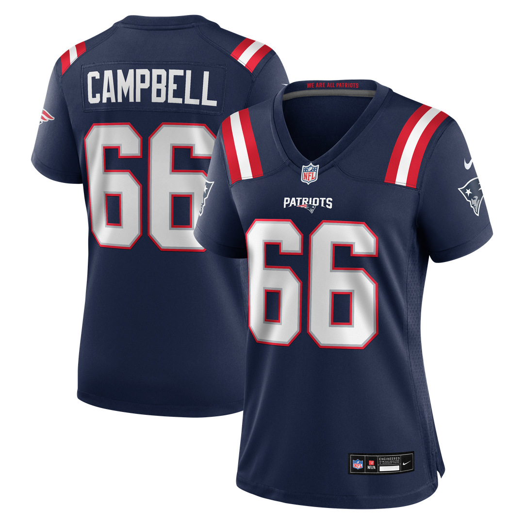 Will Campbell New England Patriots Nike Women's Team Game Jersey - Navy