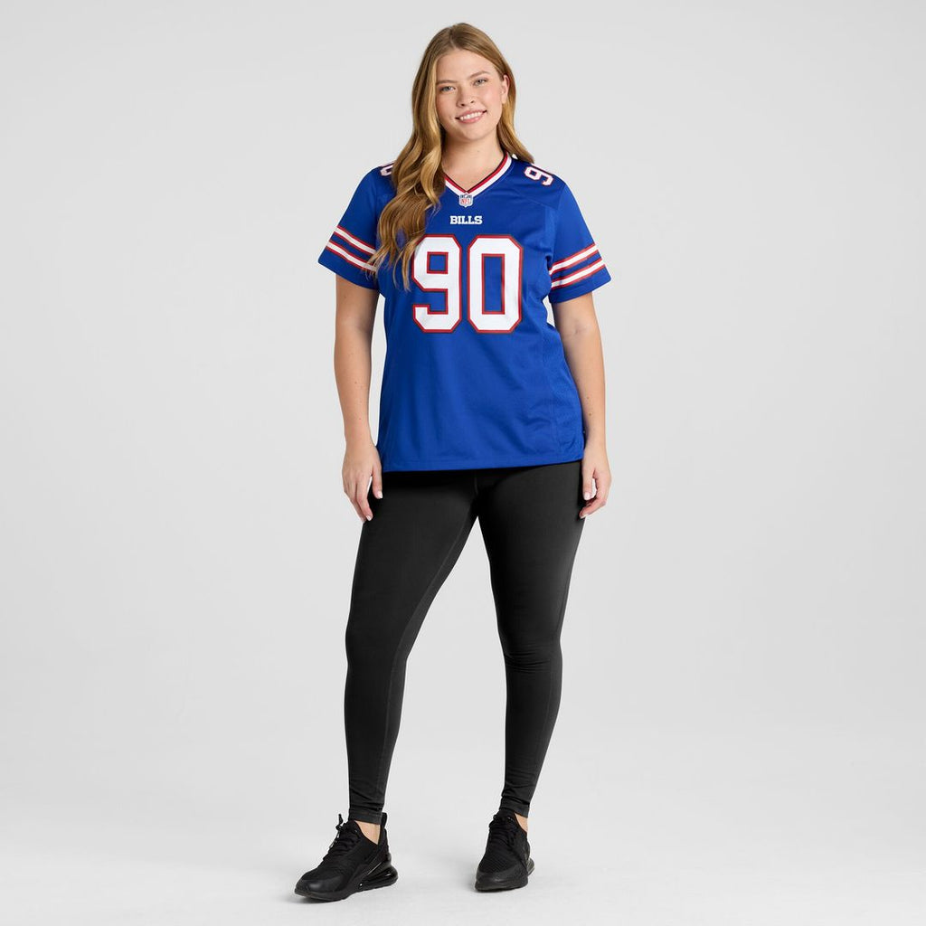 DeWayne Carter Buffalo Bills Nike Women's  Game Official Jersey -  Royal