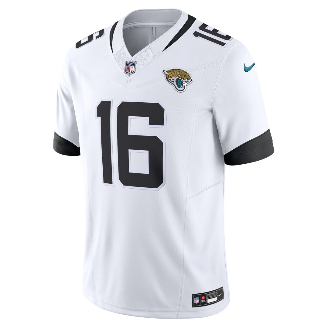 Trevor Lawrence Jacksonville Jaguars Nike Vapor F.U.S.E. Limited Official Jersey - White