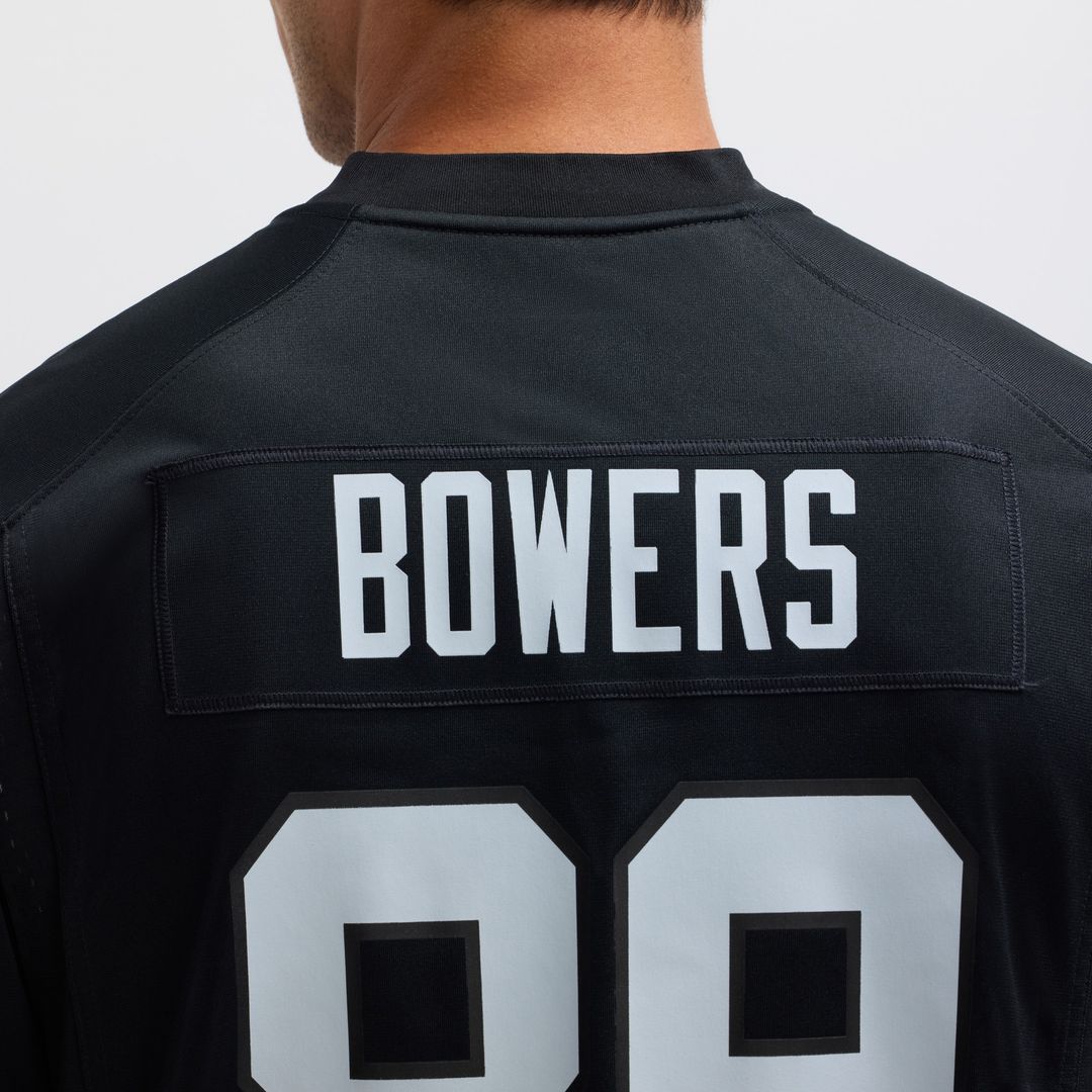 Brock Bowers Las Vegas Raiders Nike Game Official Jersey -  White