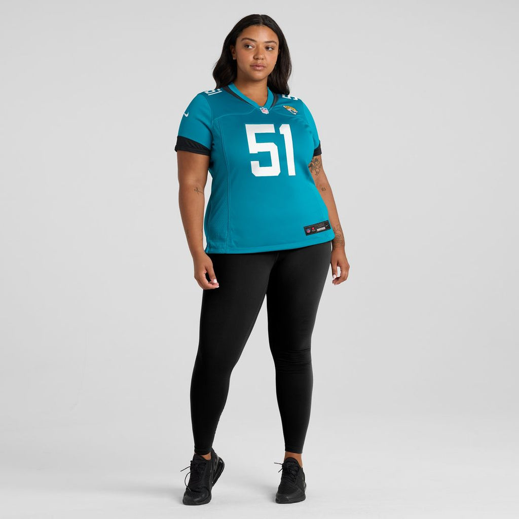 Ventrell Miller Jacksonville Jaguars Nike Women's Game Jersey - Teal