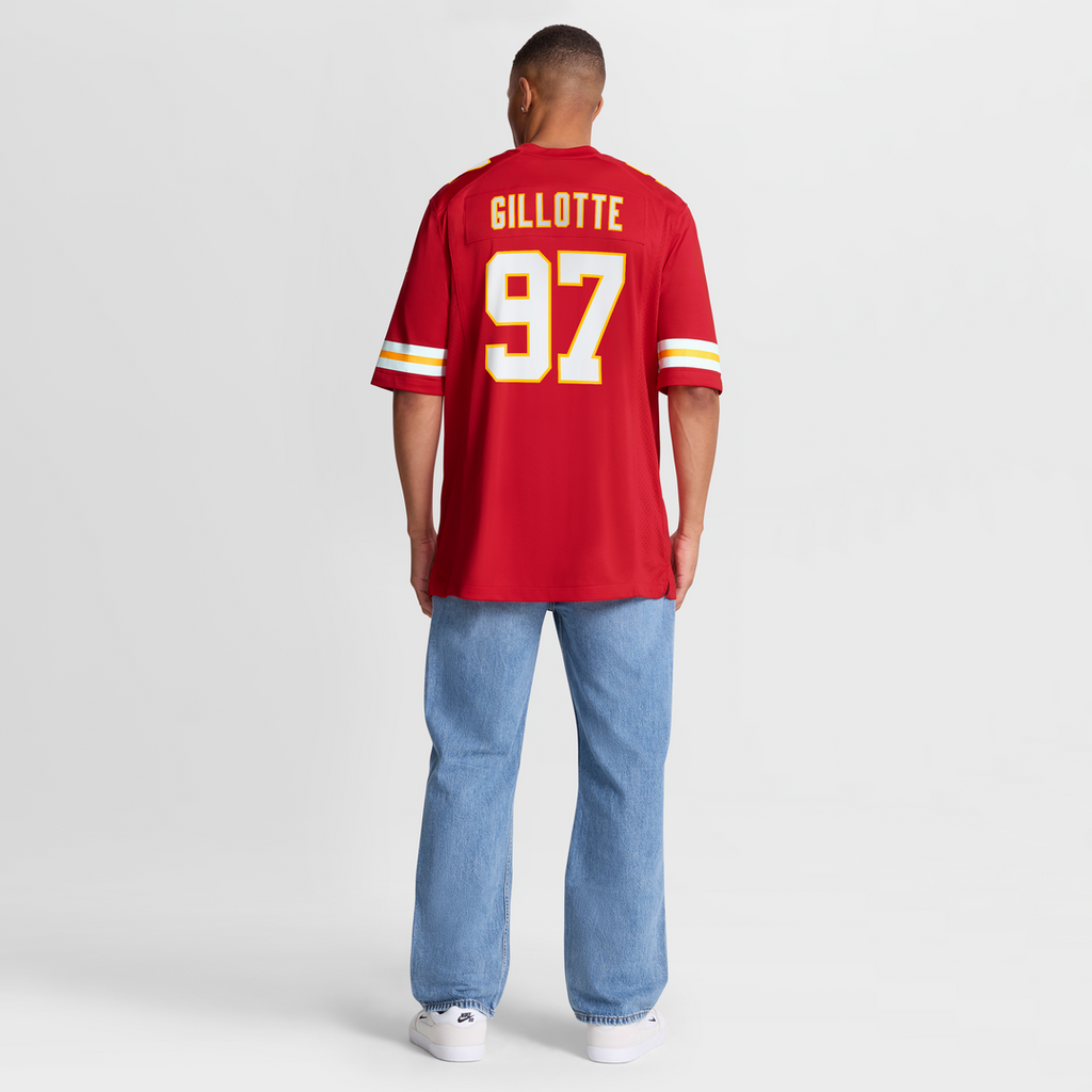 Ashton Gillotte Kansas City Chiefs Nike Team Game Official Jersey -  Red