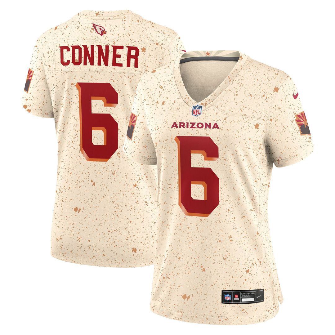 James Conner Arizona Cardinals Nike Women's 2025 Rivalries Collection Game Official Jersey - Natural