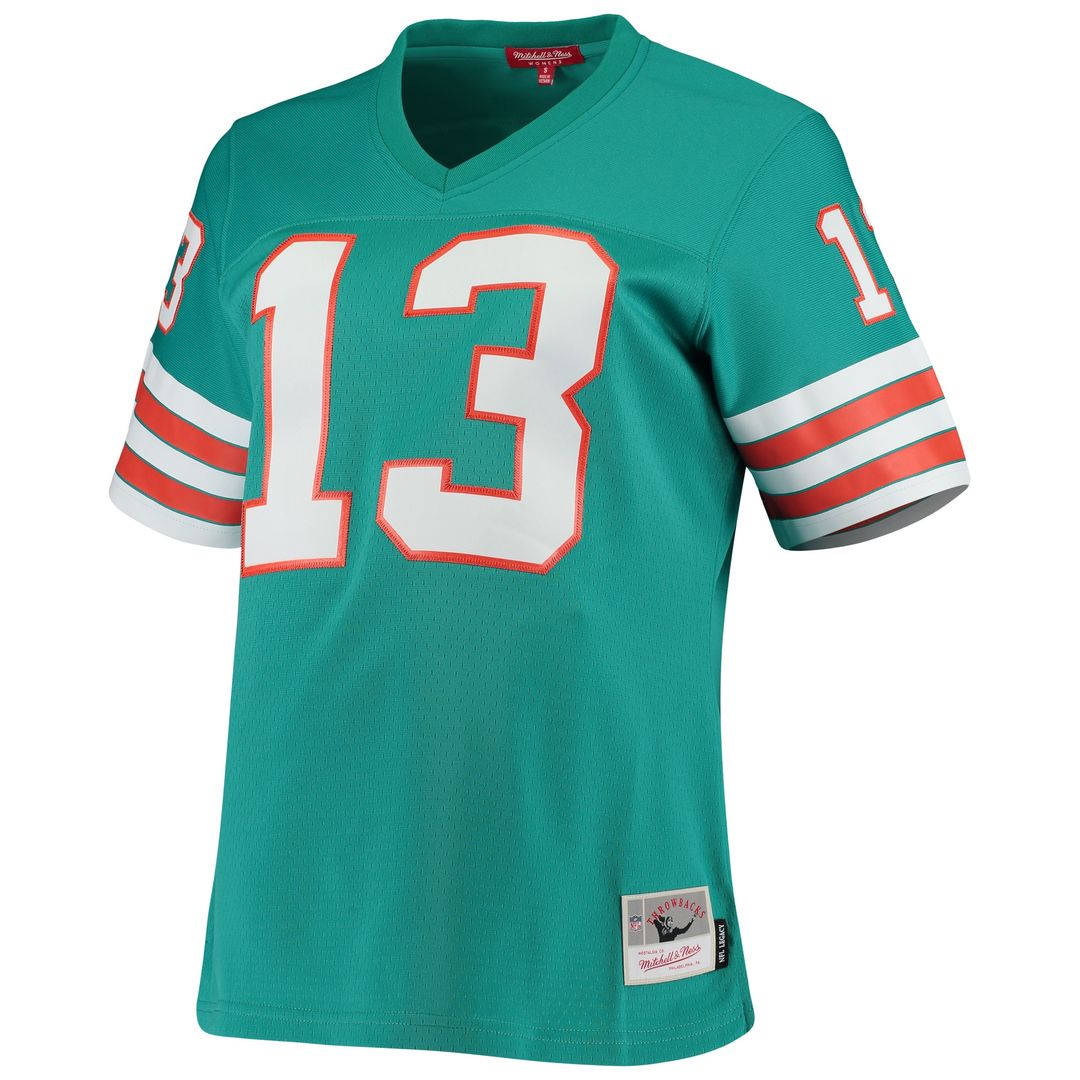Dan Marino Miami Dolphins Mitchell & Ness Women's 1984 Legacy Replica Official Jersey - Aqua