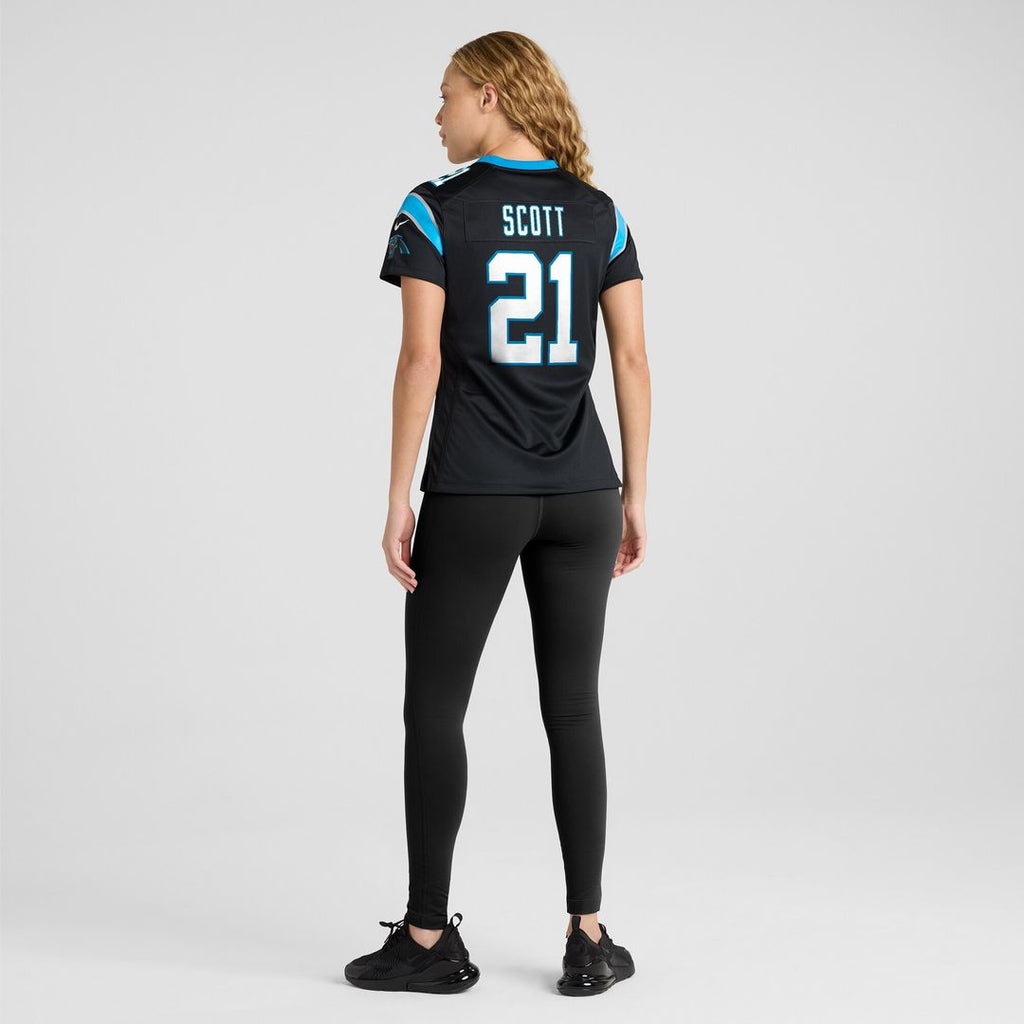 Nick Scott Carolina Panthers Nike Women's  Game Official Jersey -  Black