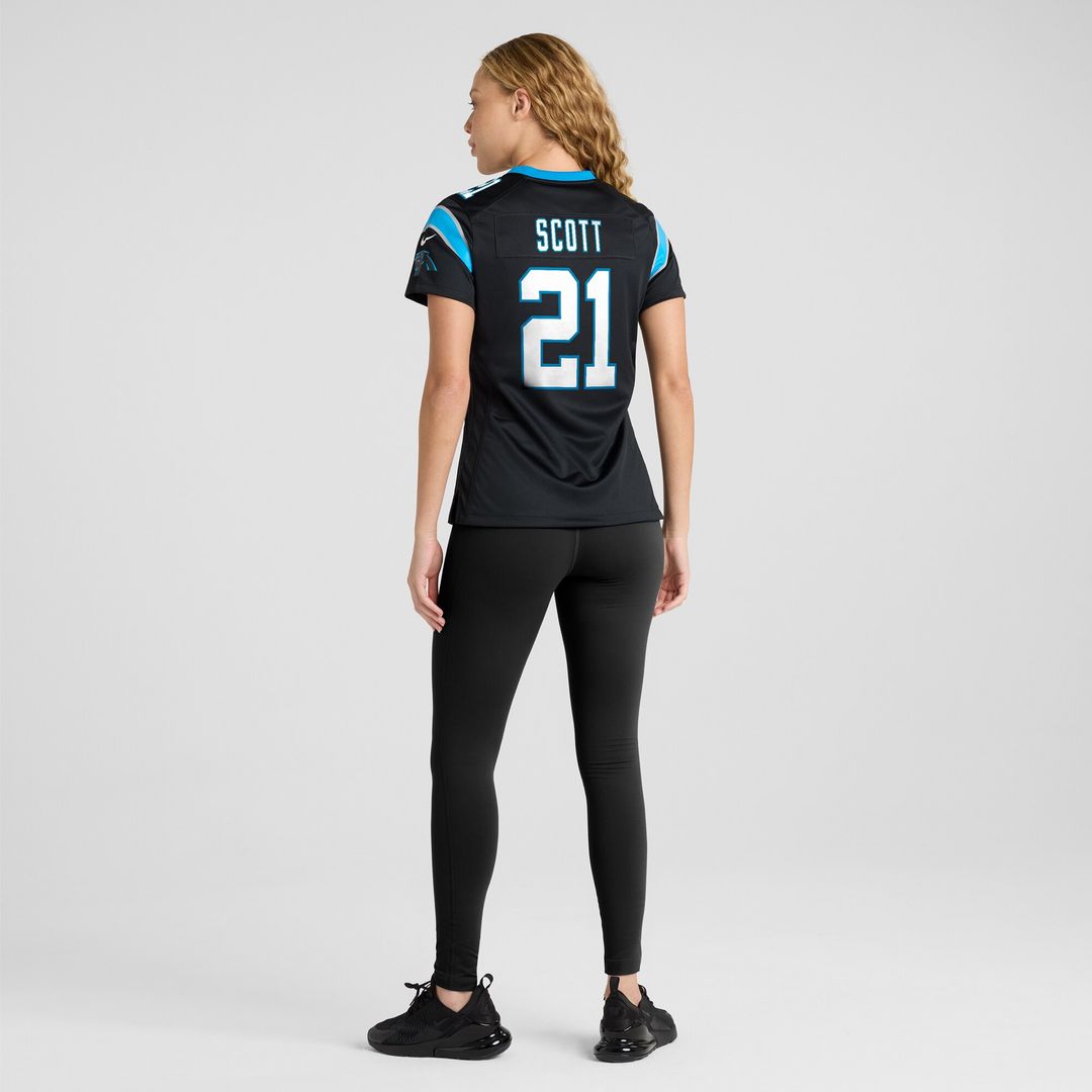 Nick Scott Carolina Panthers Nike Women's  Game Official Jersey -  Black