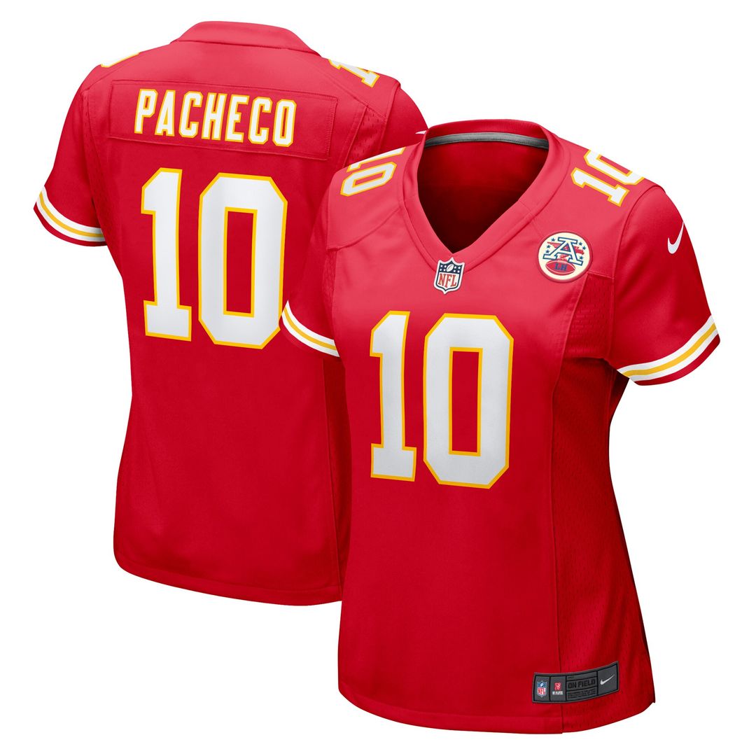 Isiah Pacheco Kansas City Chiefs Nike Women's Game Player Official Jersey - Red