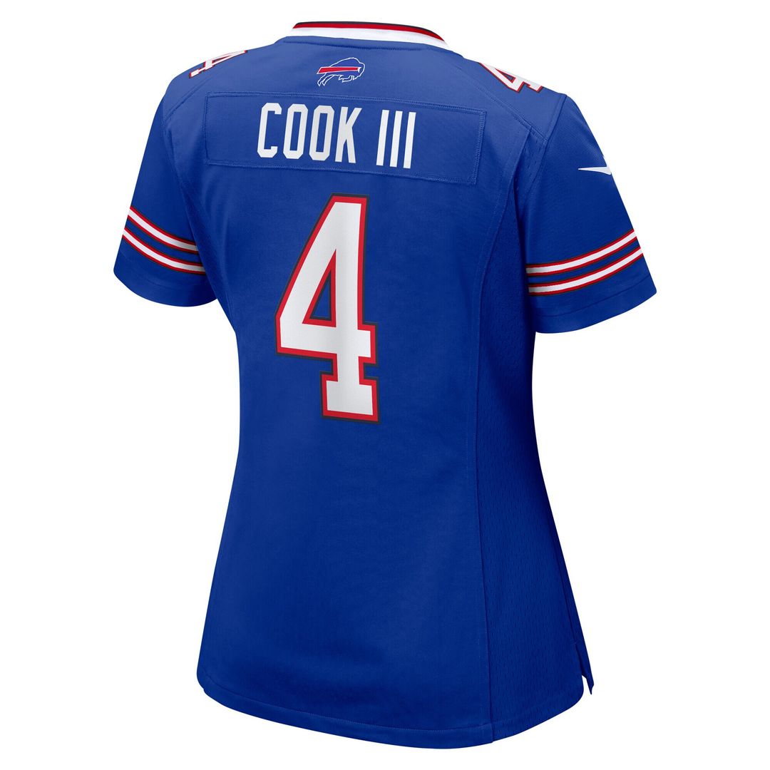 James Cook III Buffalo Bills Nike Women's Team Game Official Jersey - Royal