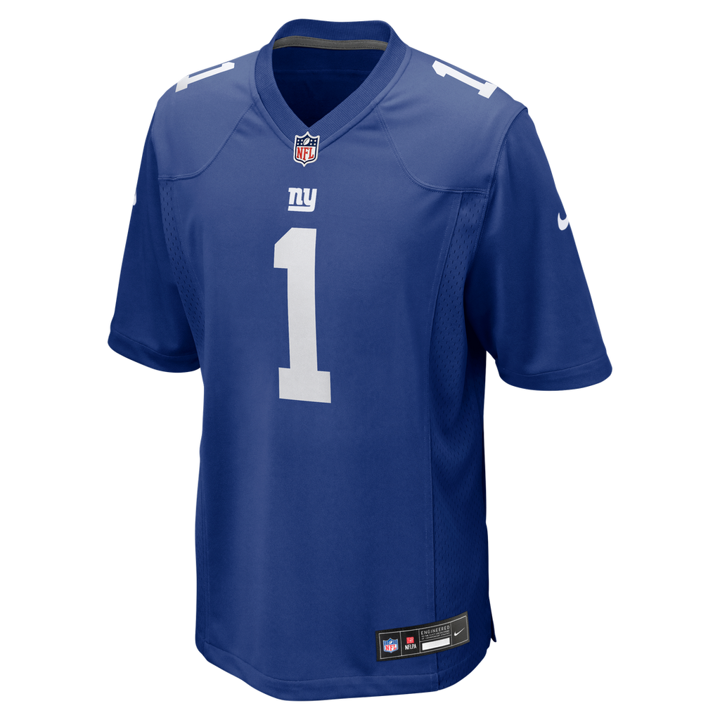 Malik Nabers New York Giants Nike Alternate Game Official Jersey - Century Red
