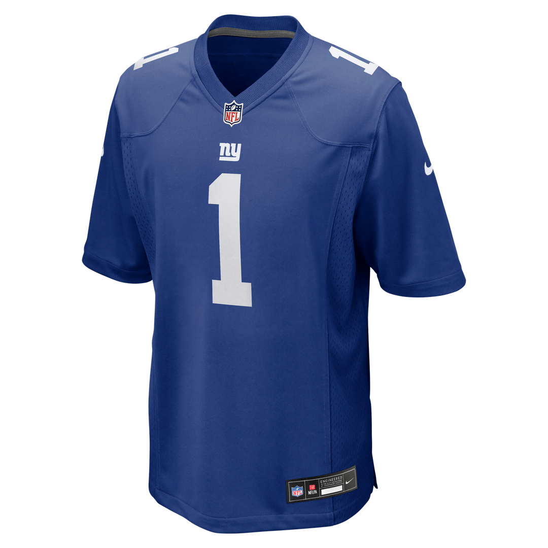 Malik Nabers New York Giants Nike Alternate Game Official Jersey - Century Red