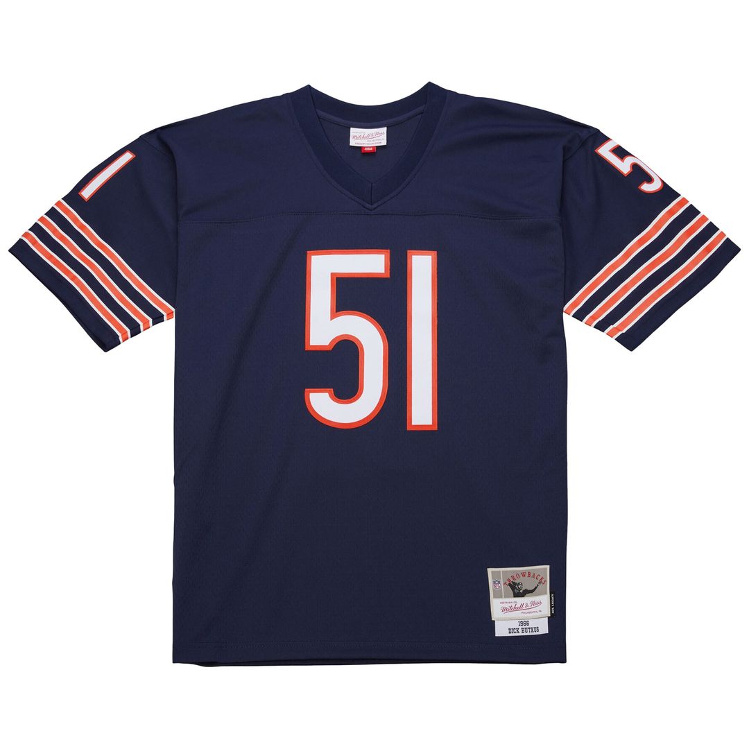 Dick Butkus Chicago Bears Mitchell & Ness Legacy Replica Official Jersey - Navy