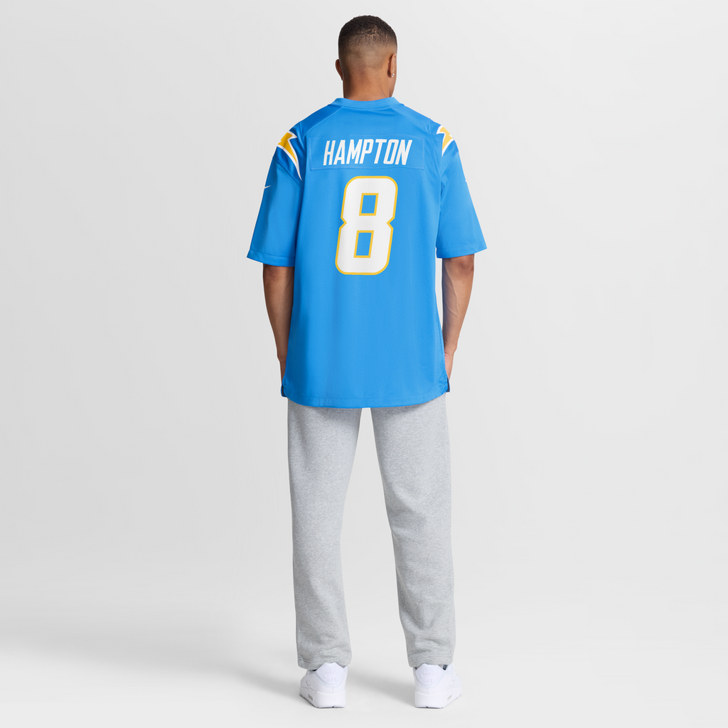 Omarion Hampton Los Angeles Chargers Nike Game Player Official Jersey - Powder Blue