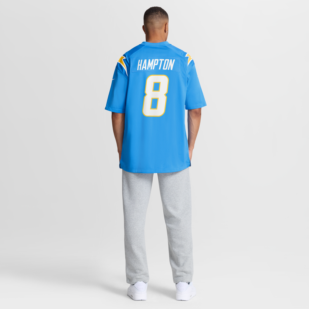 Omarion Hampton Los Angeles Chargers Nike Game Player Official Jersey - Powder Blue