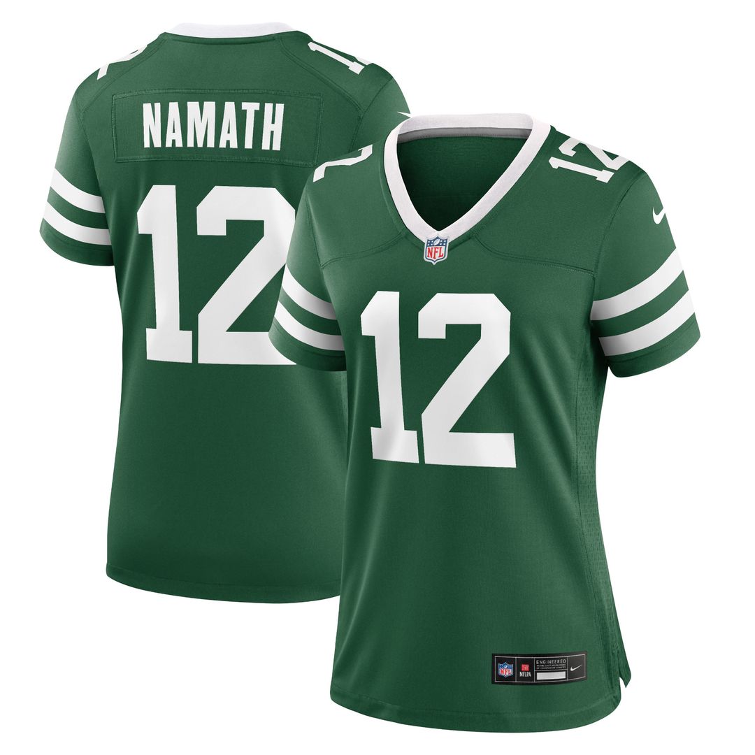 Joe Namath New York Jets Nike Women's Classic Alternate Retired Player Game Jersey - White