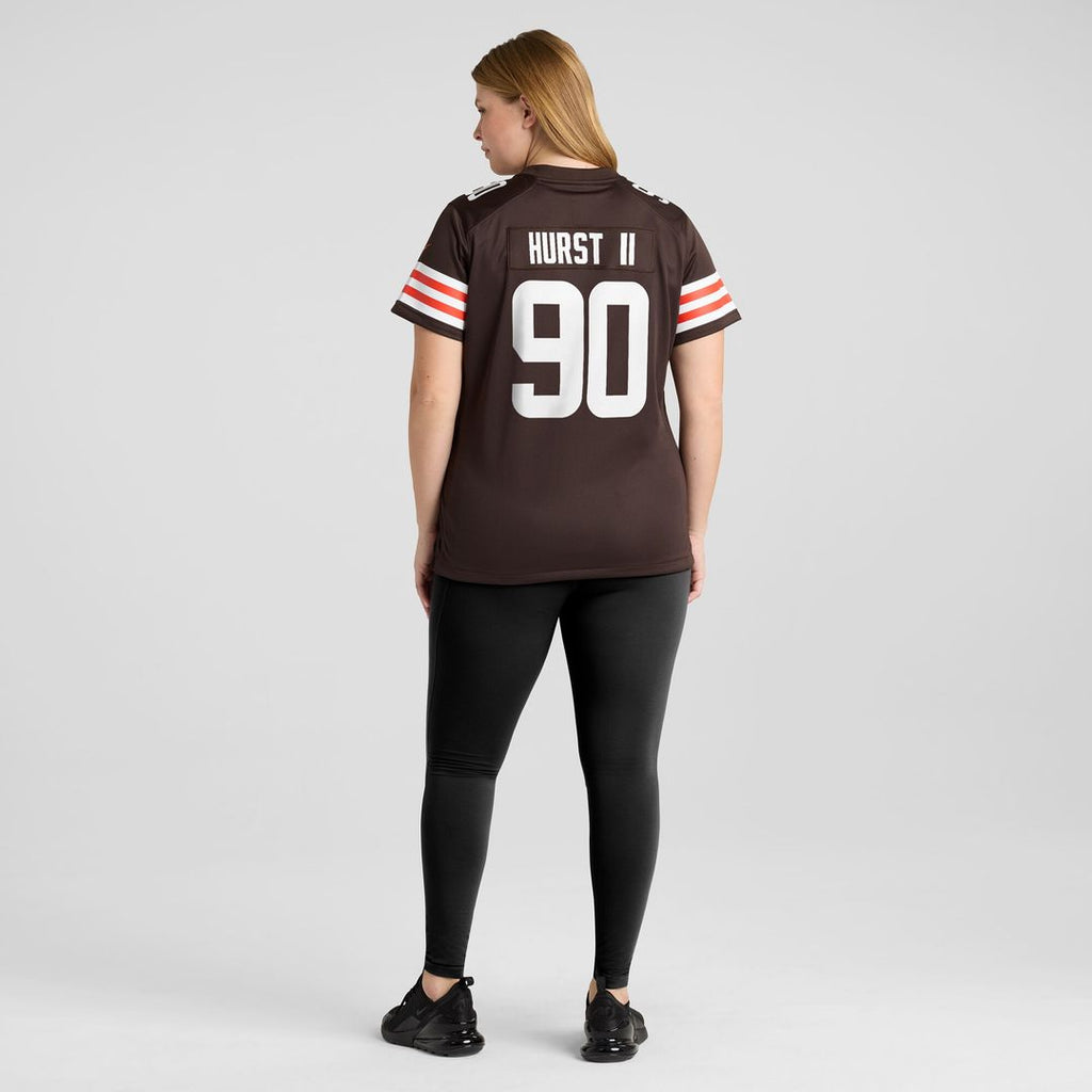 Maurice Hurst II Cleveland Browns Nike Women's  Game Official Jersey -  Brown