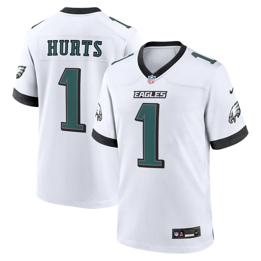 Jalen Hurts Philadelphia Eagles Nike Game Jersey - White