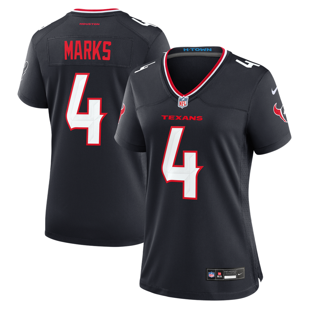 Woody Marks Houston Texans Nike Women's Team Game Jersey - Navy