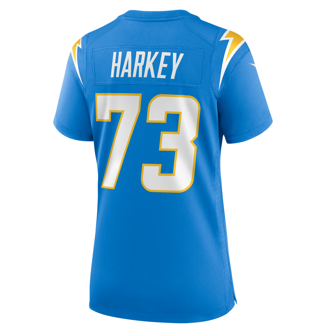 Alex Harkey Los Angeles Chargers Nike Women's Team Game Jersey - Powder Blue