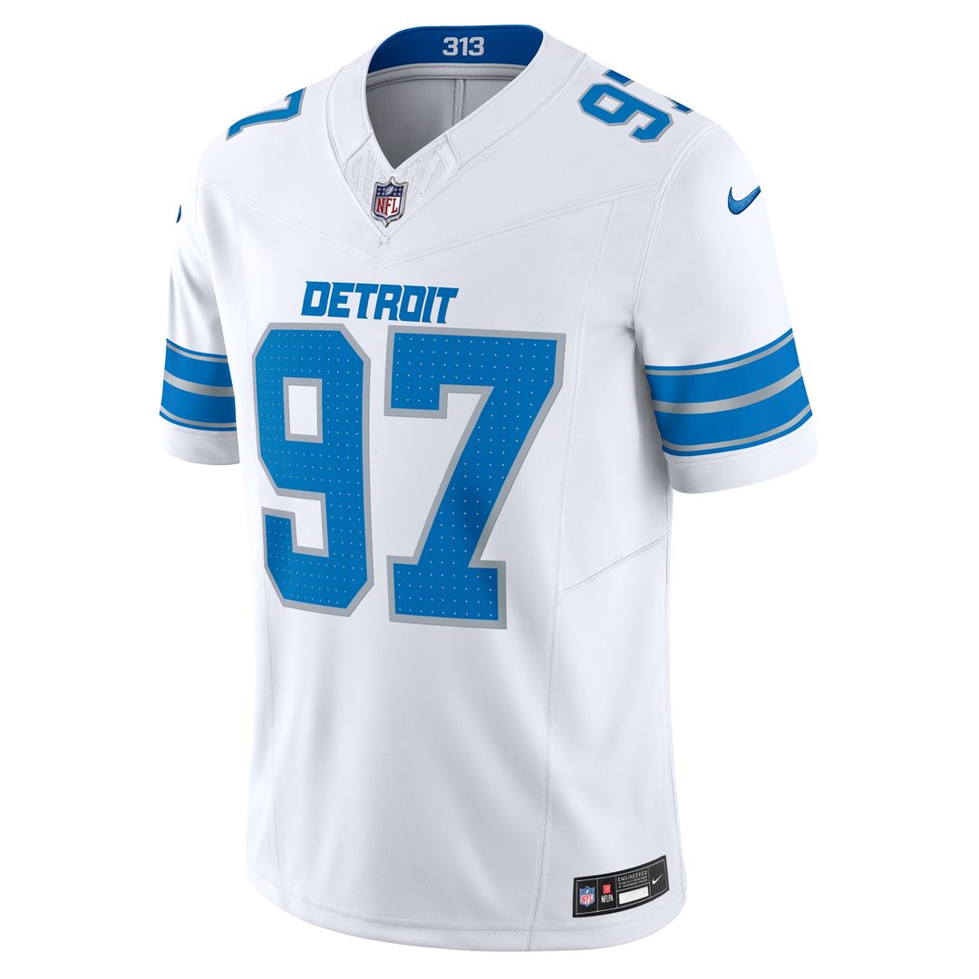 Aidan Hutchinson Detroit Lions Nike 2nd Alternate Vapor F.U.S.E. Limited Official Jersey - Black