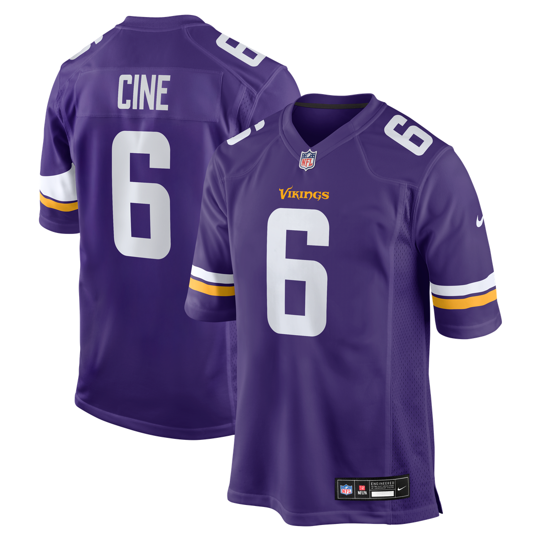 Lewis Cine Minnesota Vikings Nike Game Player Official Jersey - Purple