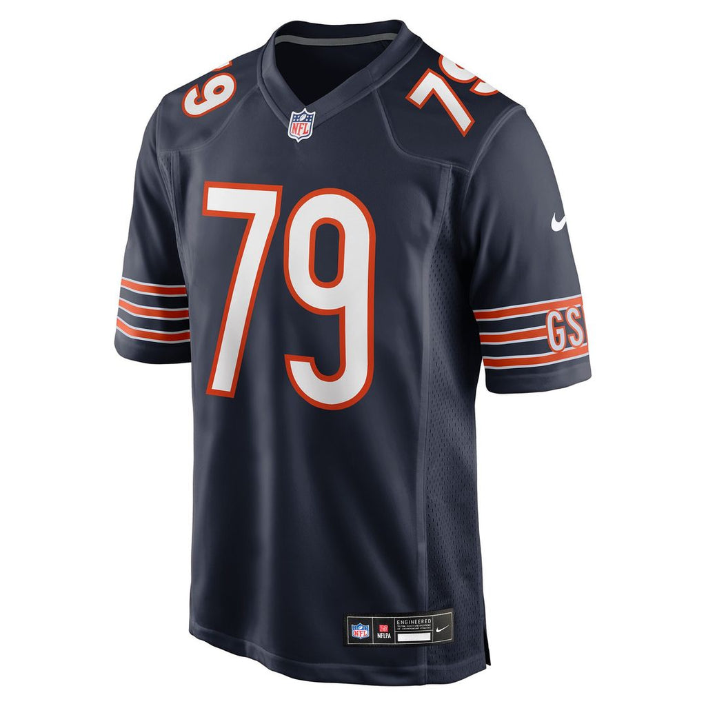 Theo Benedet Chicago Bears Nike Team Game Jersey - Navy