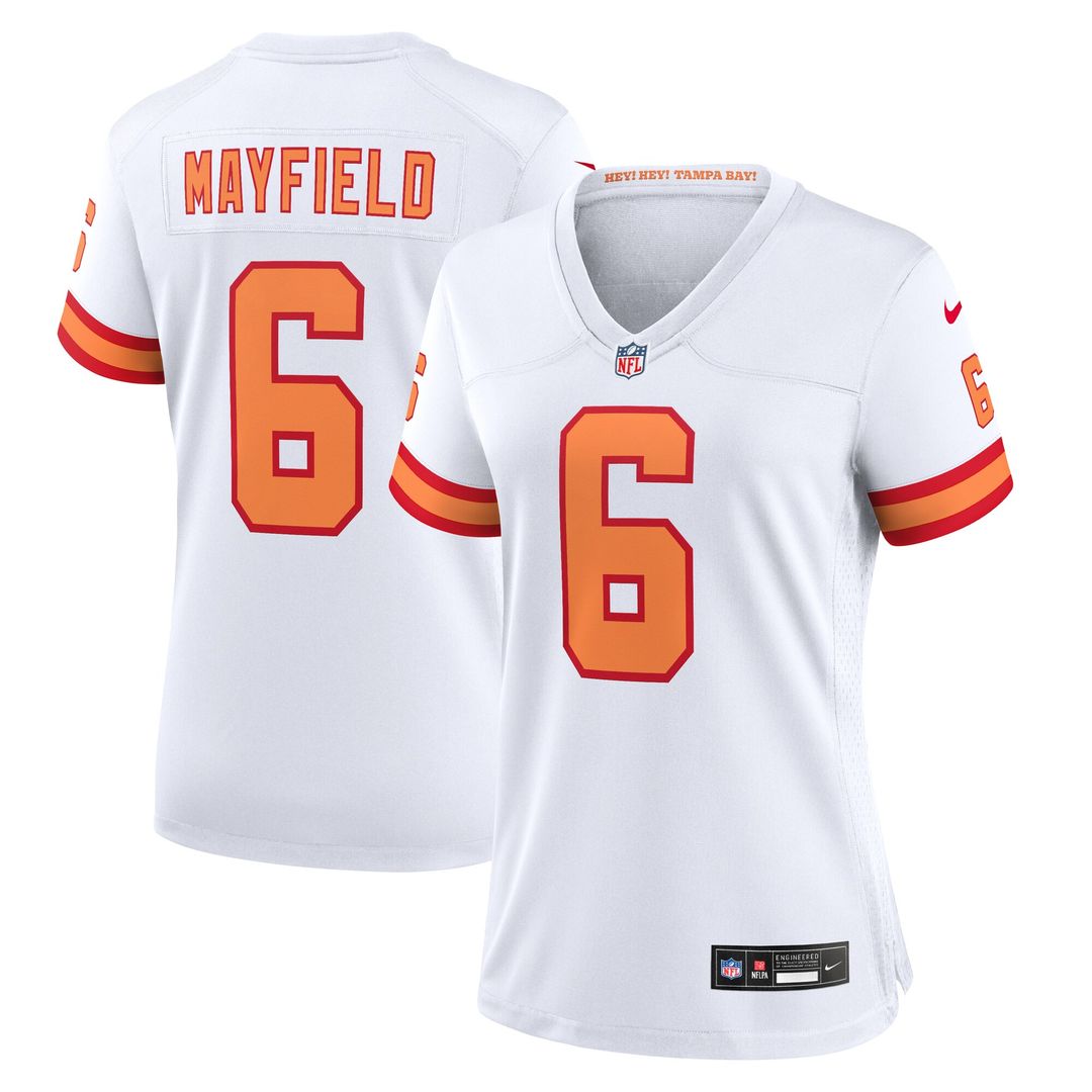 Baker Mayfield '76 Tampa Bay Buccaneers Nike Women's  Game Official Jersey - White