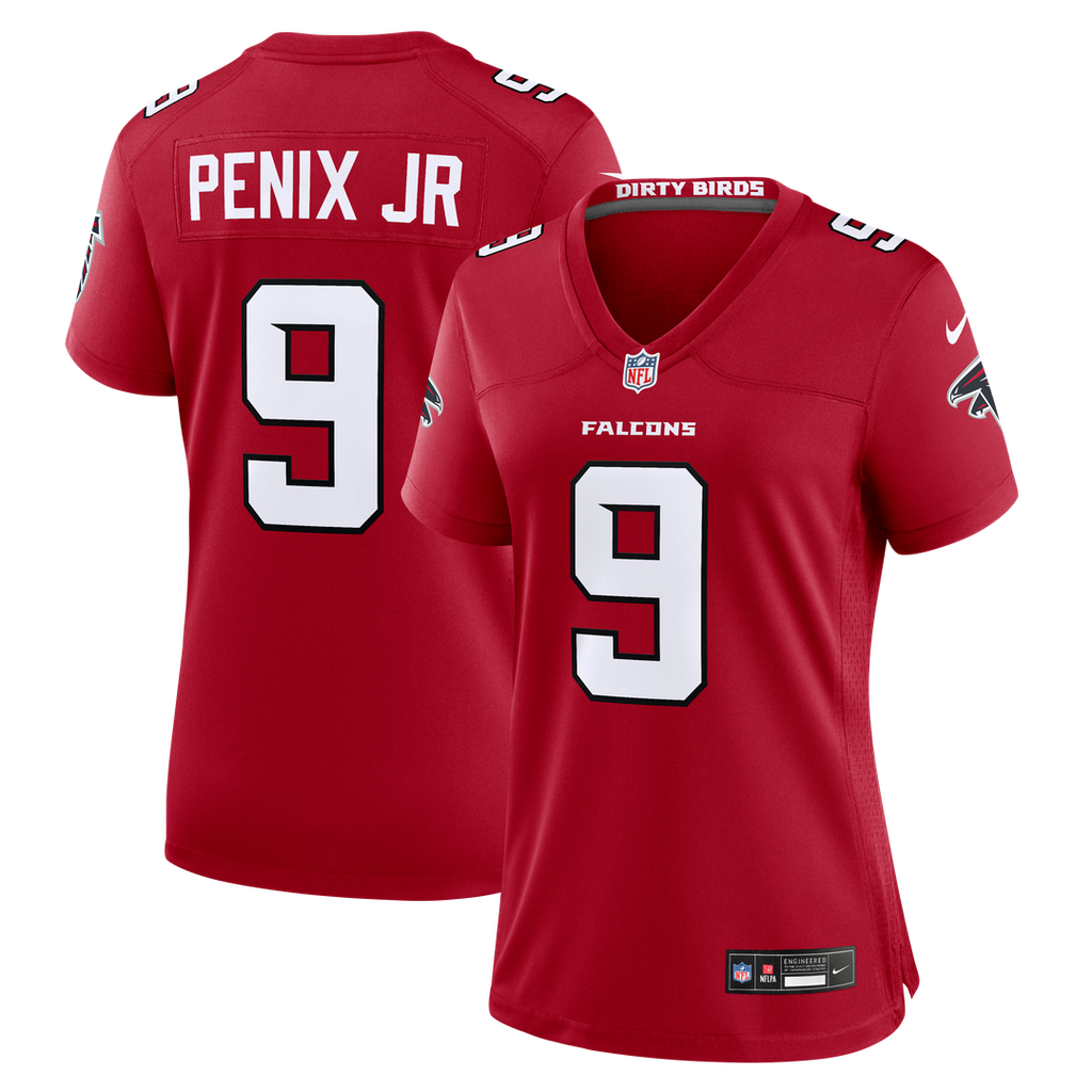 Michael Penix Jr. Atlanta Falcons Nike Women's Game Official Jersey - Red