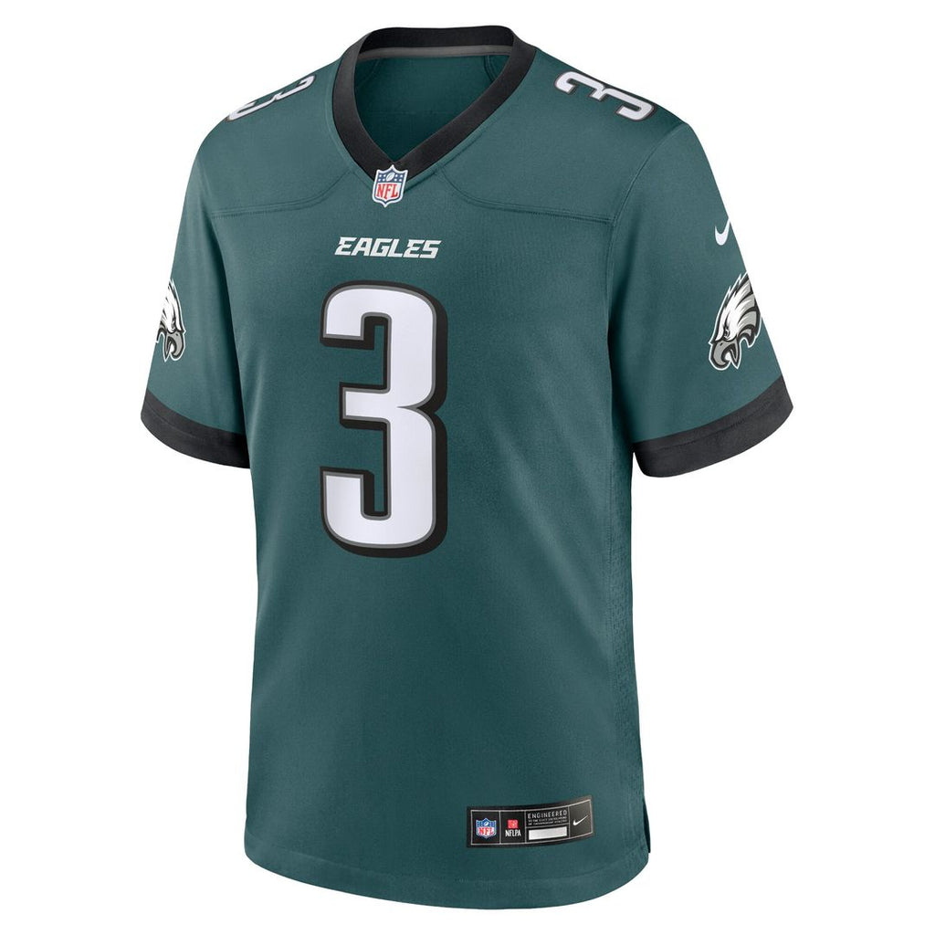 Nolan Smith Philadelphia Eagles Nike Team Game Official Jersey - Midnight Green