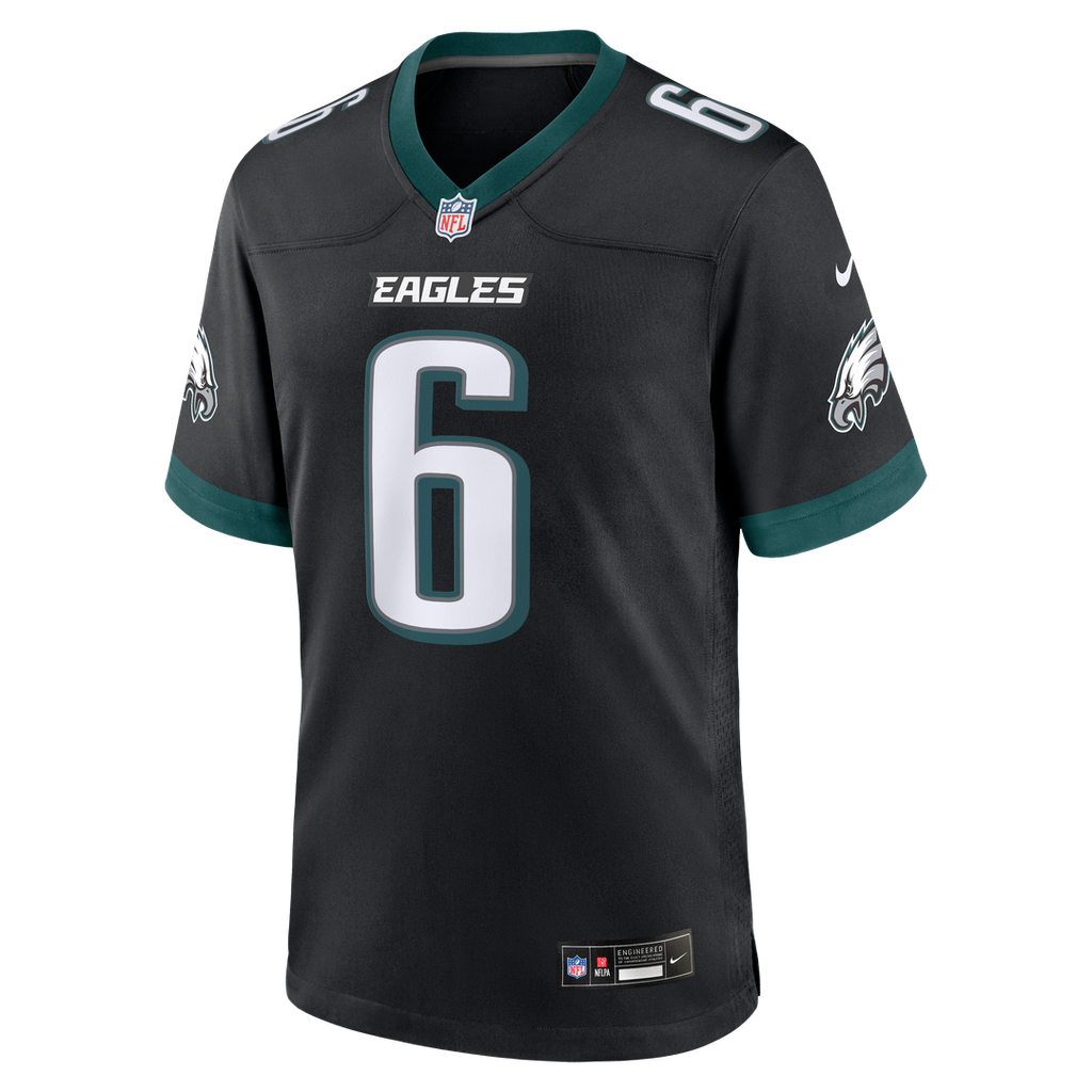 DeVonta Smith Philadelphia Eagles Nike Alternate Game Jersey - Black