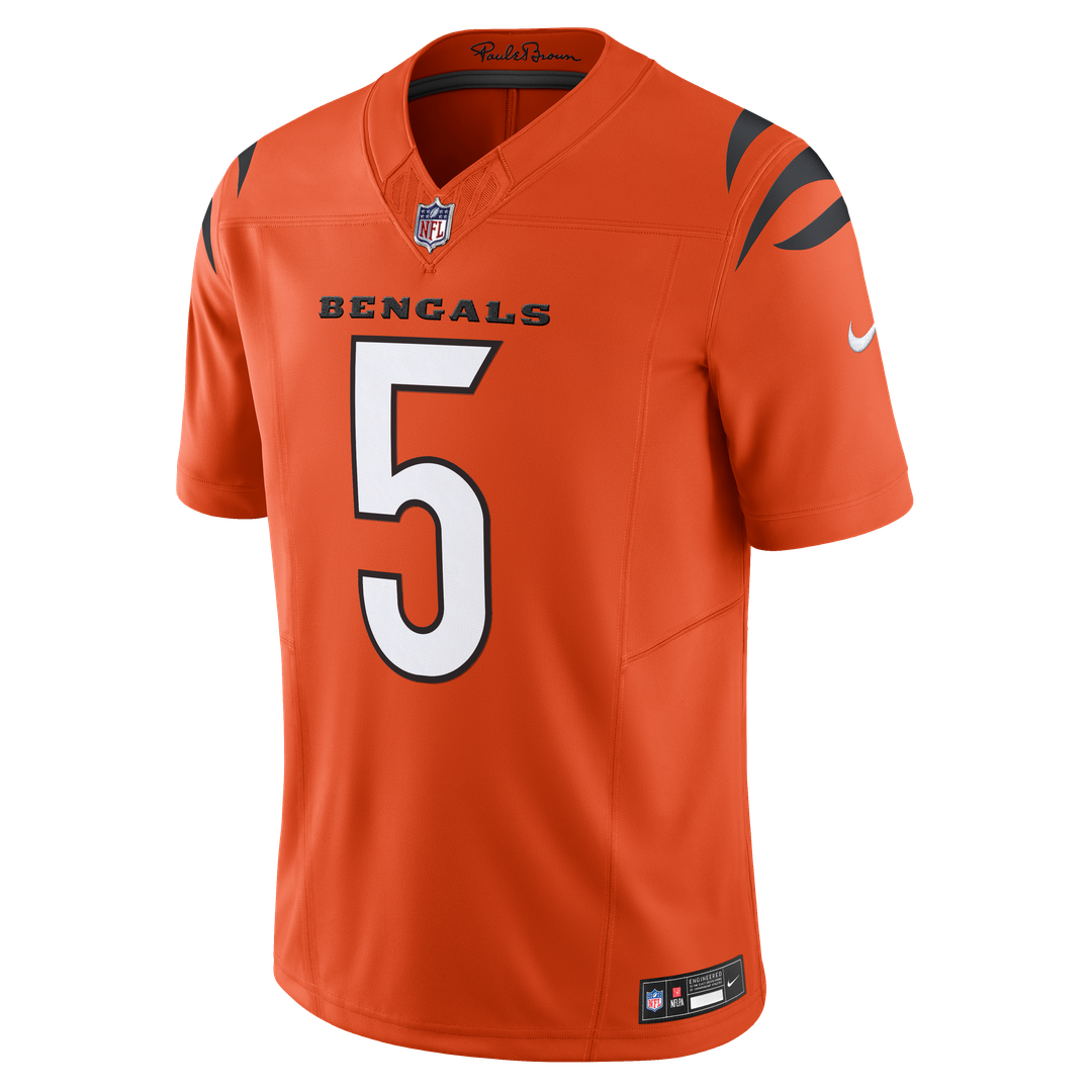 Tee Higgins Cincinnati Bengals Nike Vapor F.U.S.E. Limited Official Jersey - Orange