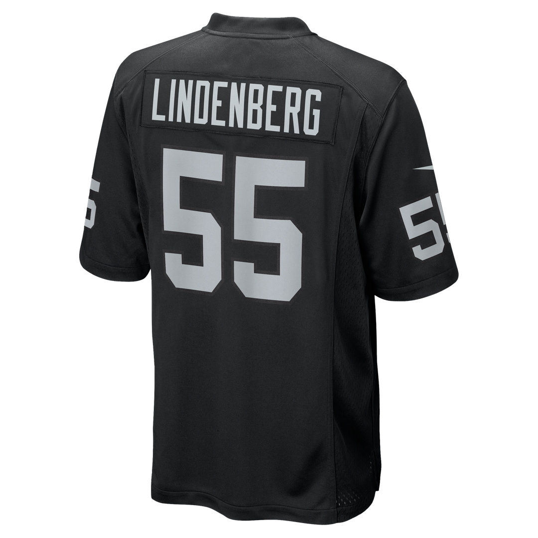 Cody Lindenberg Las Vegas Raiders Nike Team Game Jersey - Black