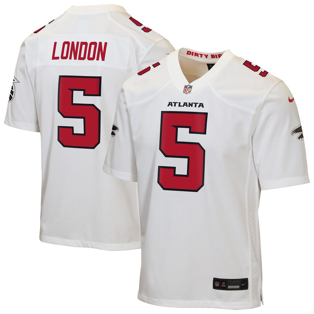 Drake London Atlanta Falcons Nike Youth Game Official Jersey - White
