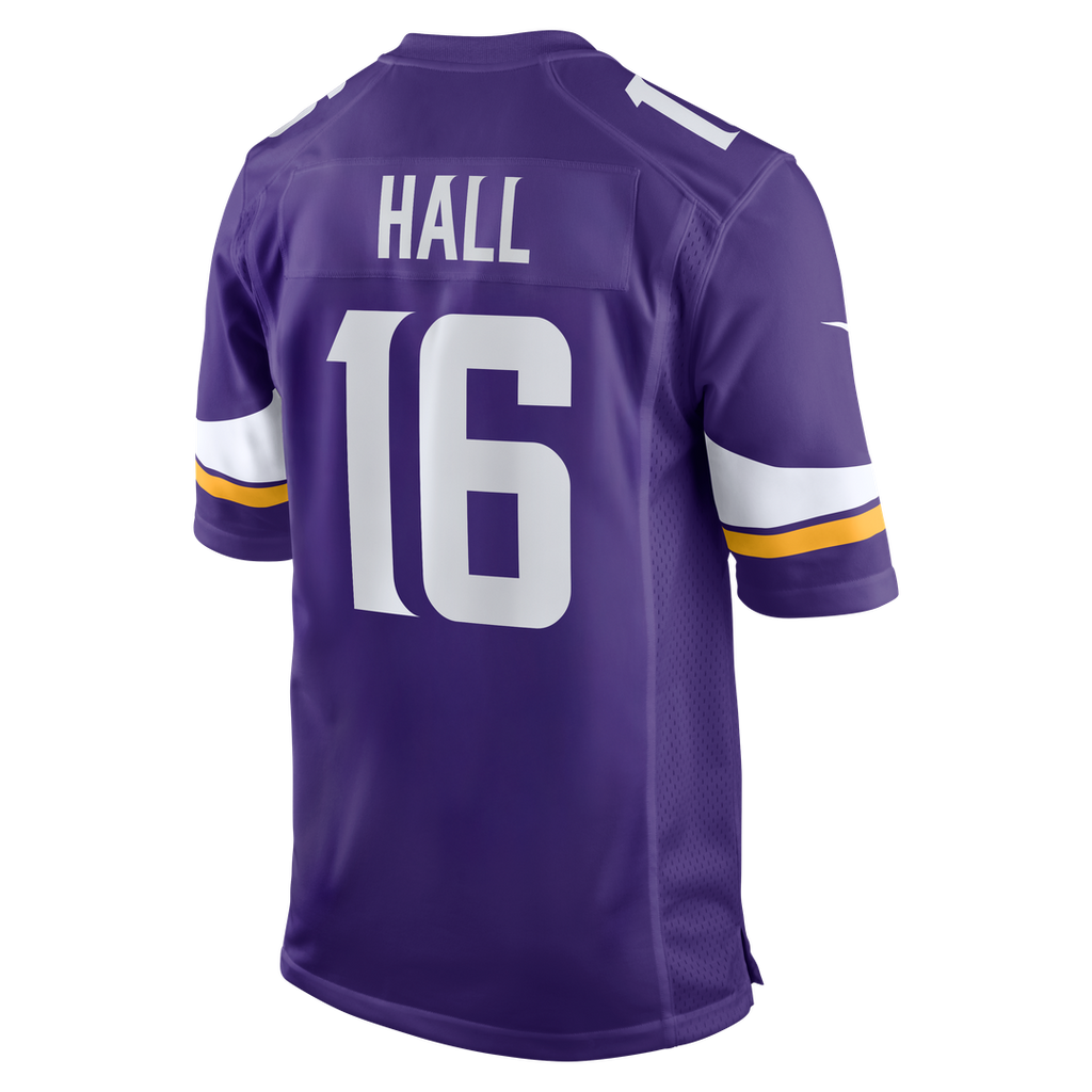 Jaren Hall Minnesota Vikings Nike  Game Official Jersey -  Purple