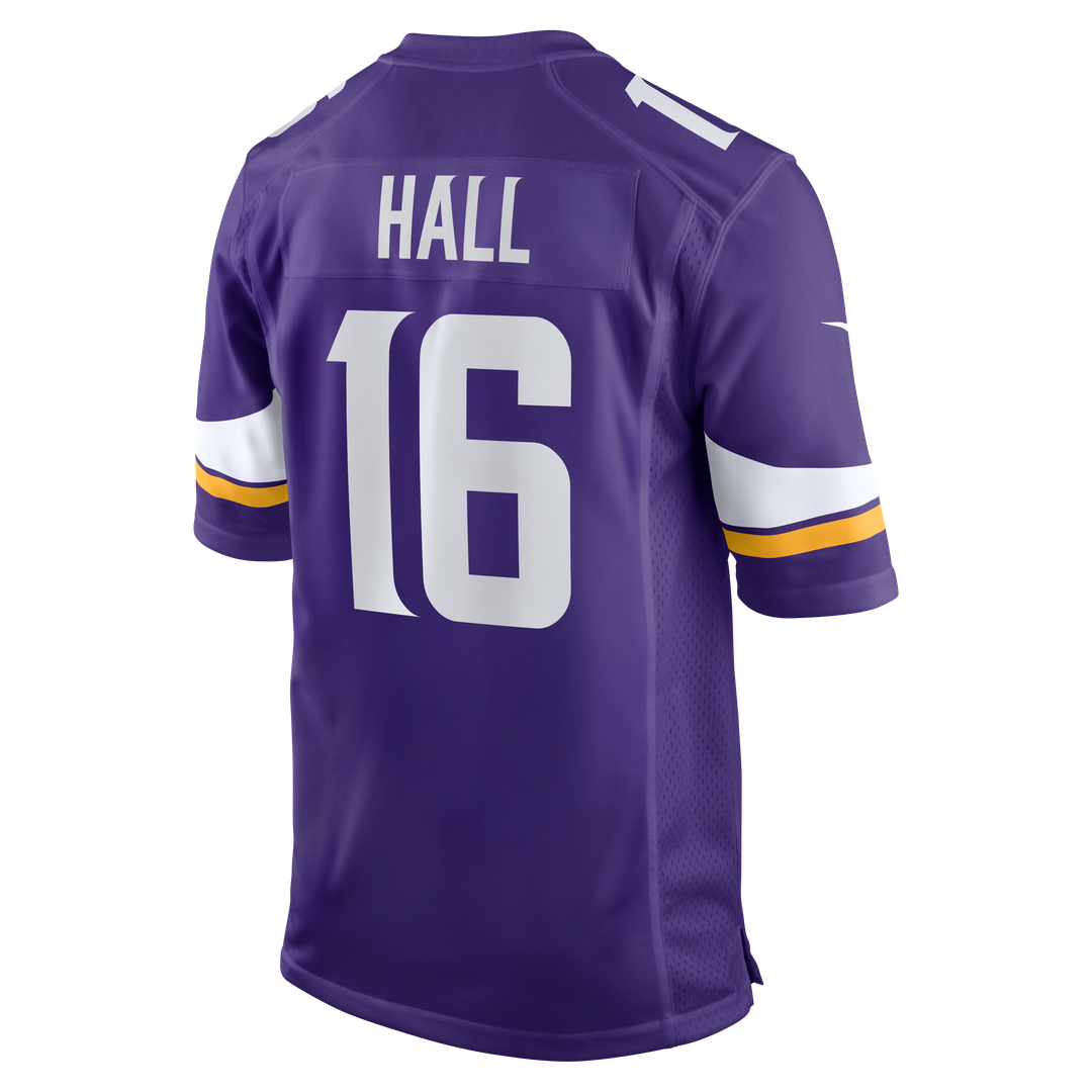 Jaren Hall Minnesota Vikings Nike  Game Official Jersey -  Purple