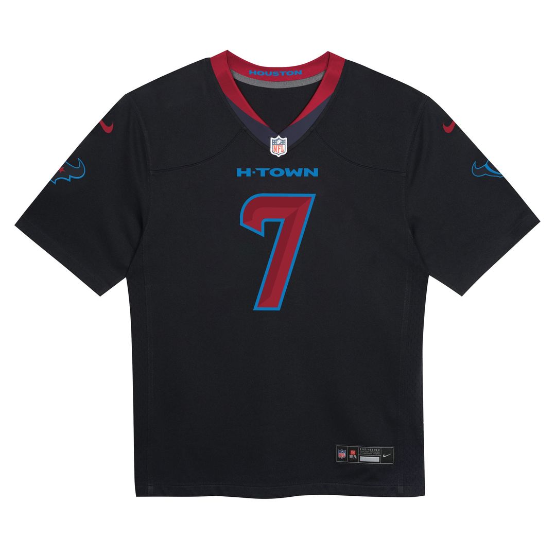 C.J. Stroud Houston Texans Nike Preschool Alternate Player Game Official Jersey - Navy