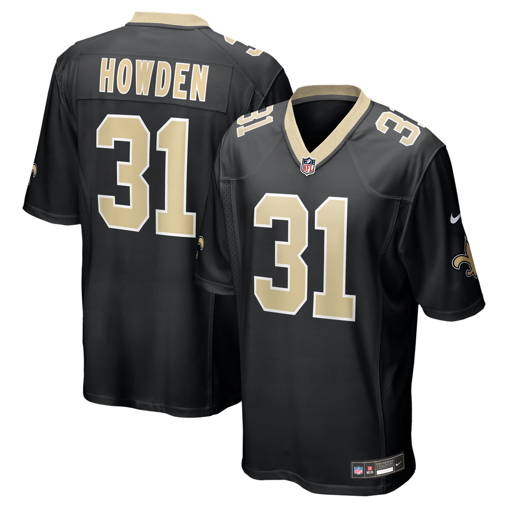 Jordan Howden New Orleans Saints Nike Team Game Jersey - Black