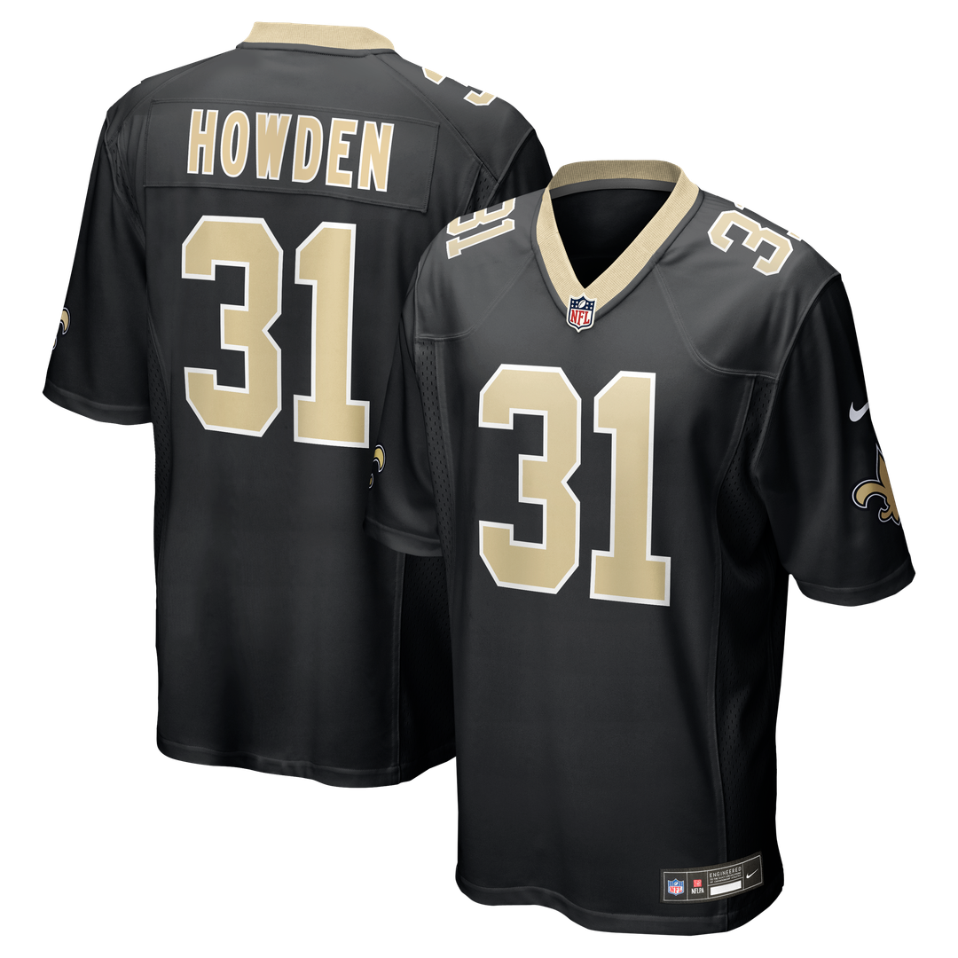 Jordan Howden New Orleans Saints Nike Team Game Jersey - Black