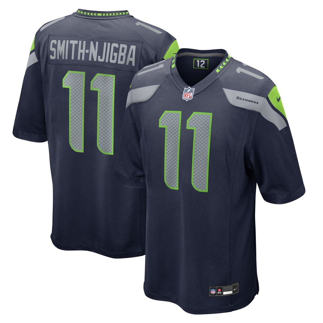 Jaxon Smith-Njigba Seattle Seahawks Nike  Game Official Jersey -  College Navy