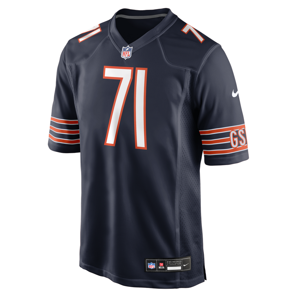 Ryan Bates Chicago Bears Nike  Game Official Jersey -  Navy