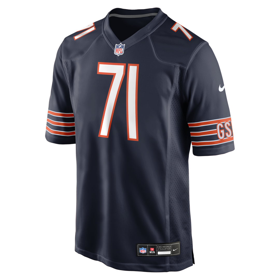 Ryan Bates Chicago Bears Nike  Game Official Jersey -  Navy