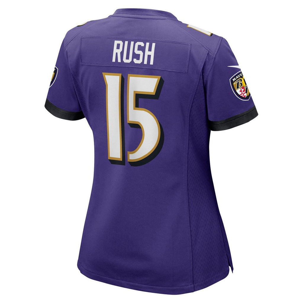 Cooper Rush Baltimore Ravens Nike Women's Team Game Official Jersey -  Purple