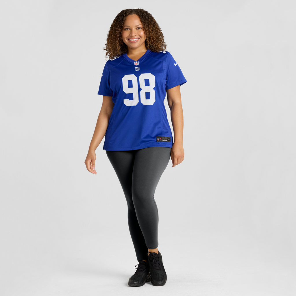 Leki Fotu New York Giants Nike Women's Team Game Official Jersey - Royal
